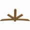 Ekena Millwork Alberta Rough Sawn Timber Gable Bracket, Western Red Cedar, 84"W x 45"H x 2"D x 6"F, 13/12 Pitch GBW084X45X0206ALB00RWR - alternate 2